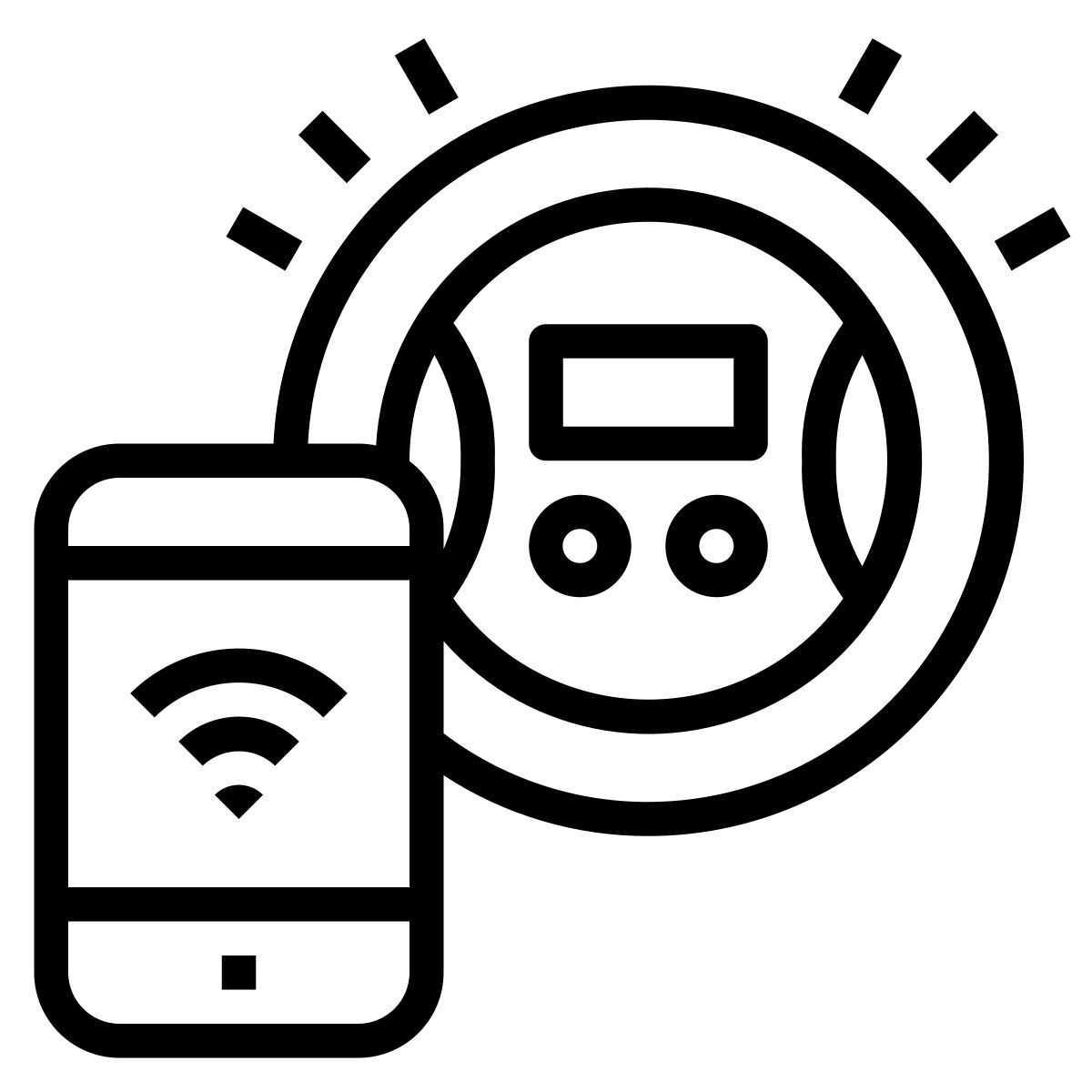 robot vacuum cleaner icon