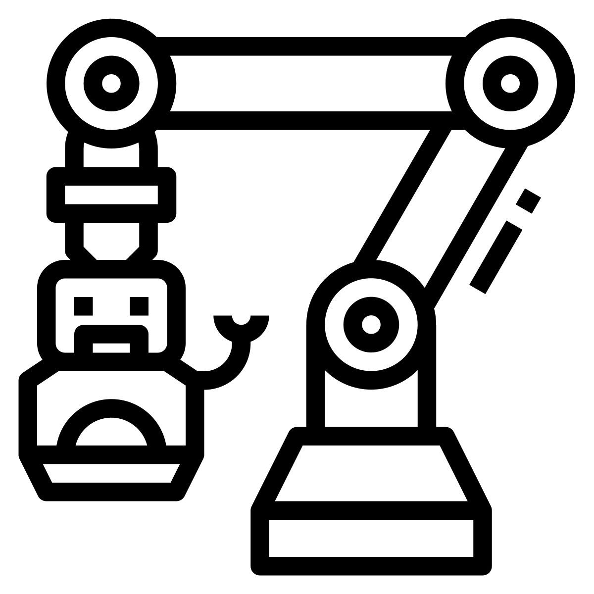 braccio robotico icon
