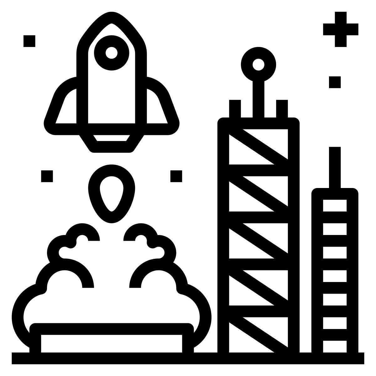 rocket launch icon