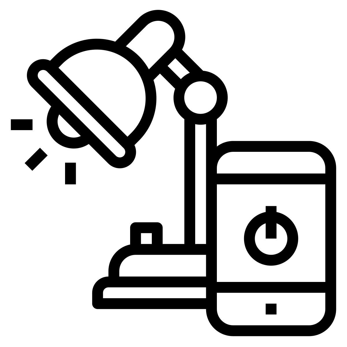 desk lamp icon