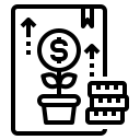 external growth-accounting-itim2101-lineal-itim2101 icon