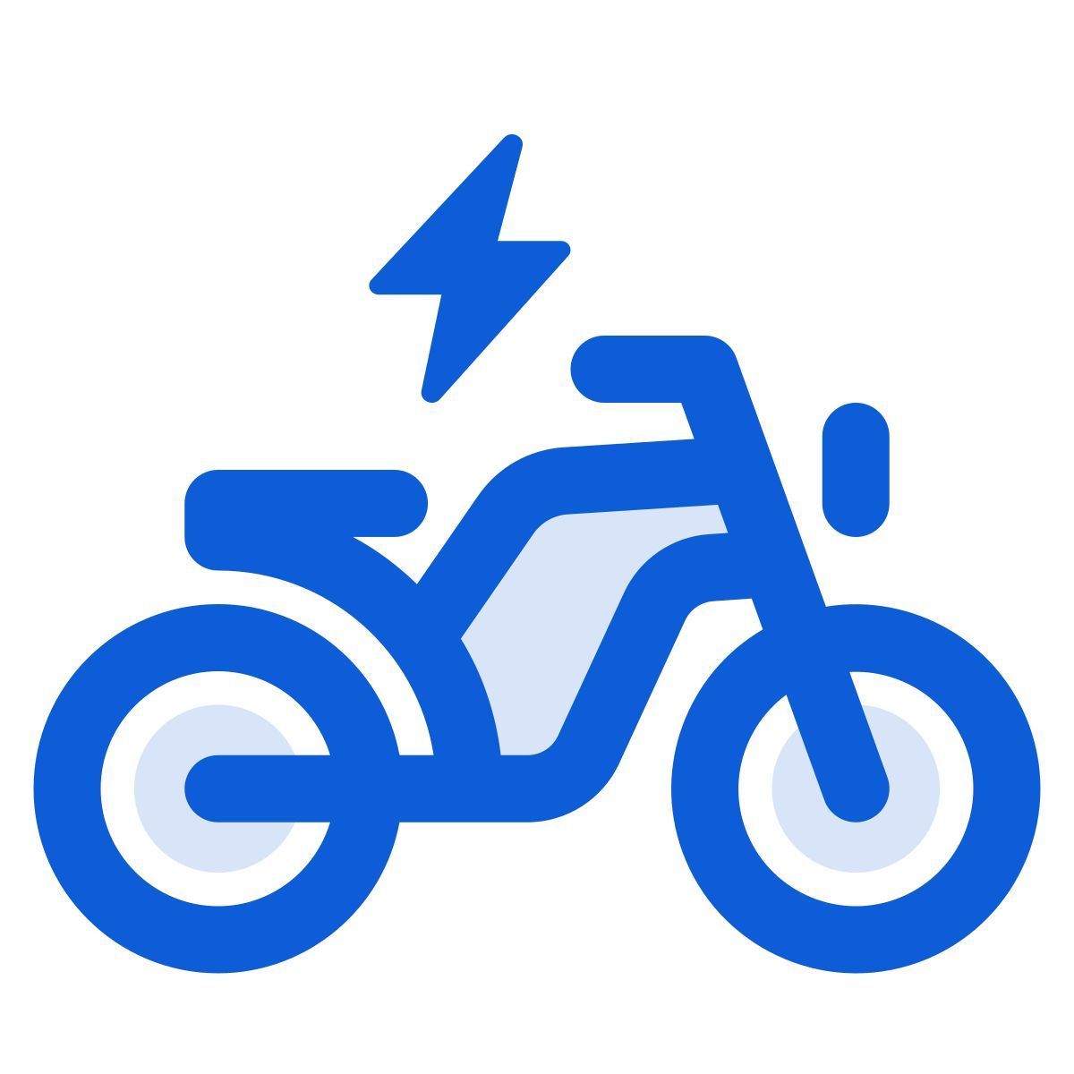 electric motorbike icon