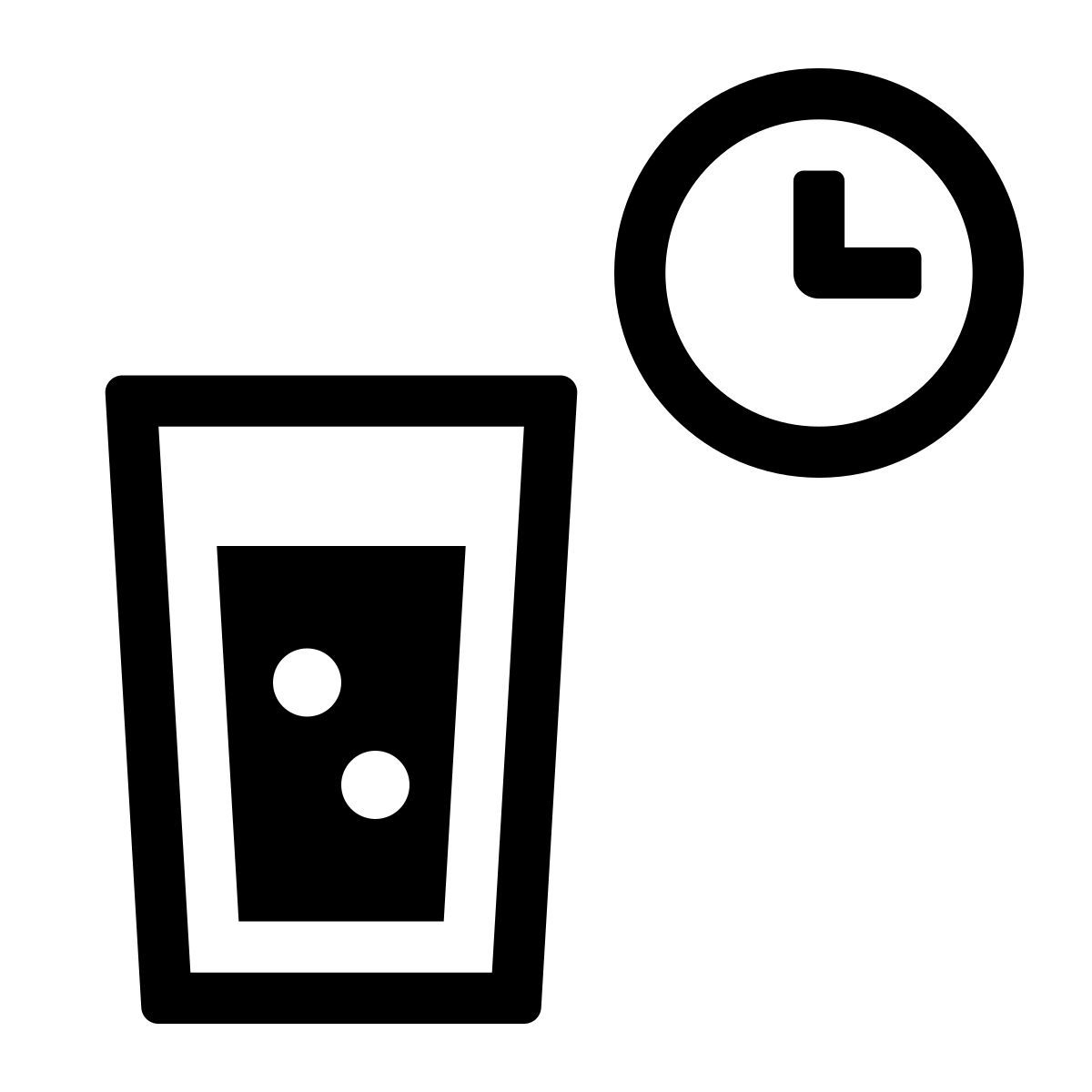 zeit zum trinken icon