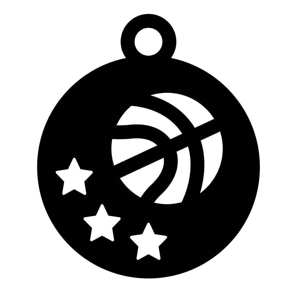 basketball medal icon