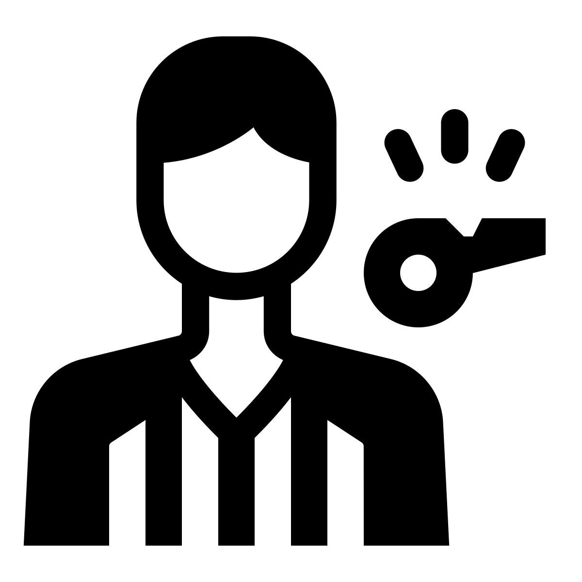 basketball referee icon