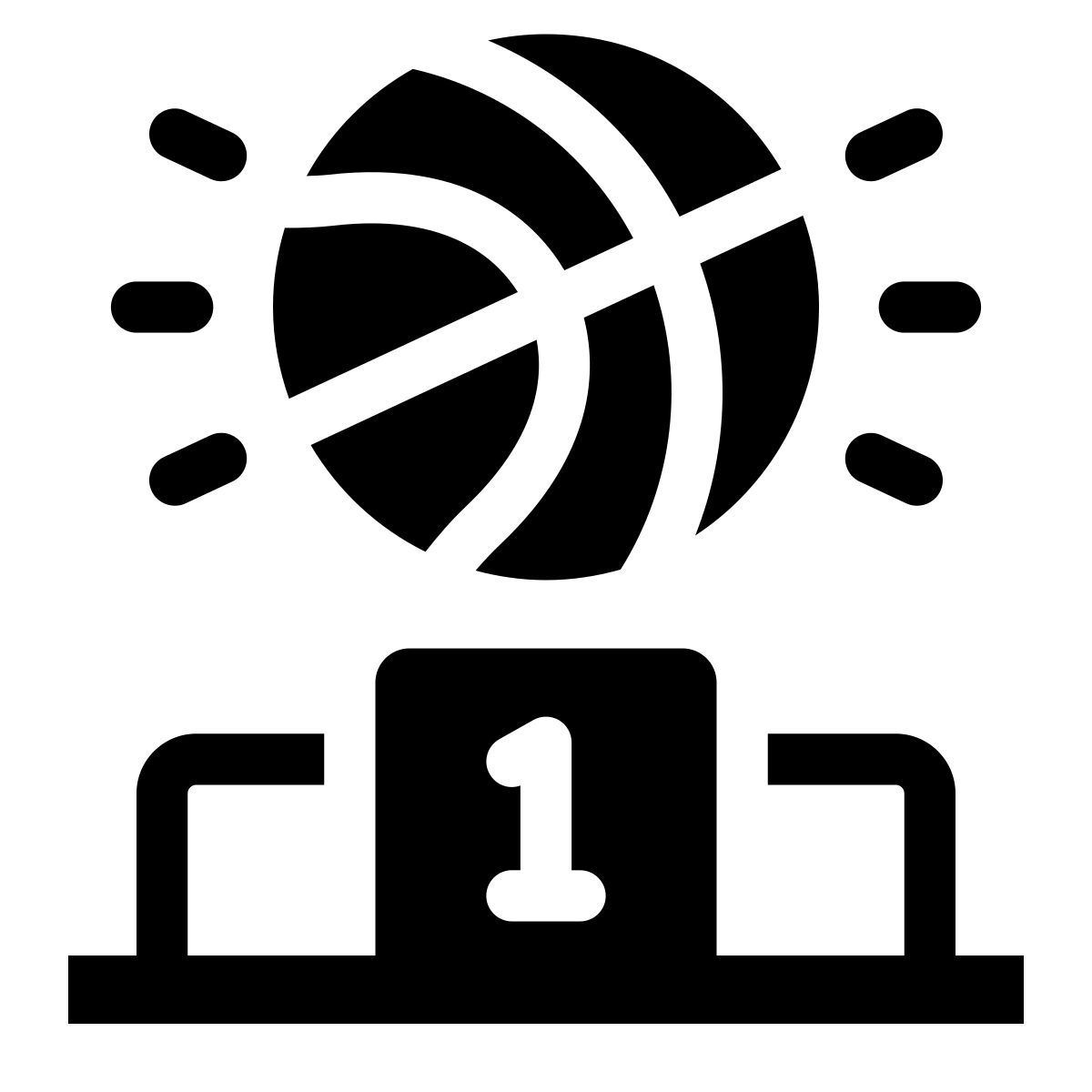basketball winner icon