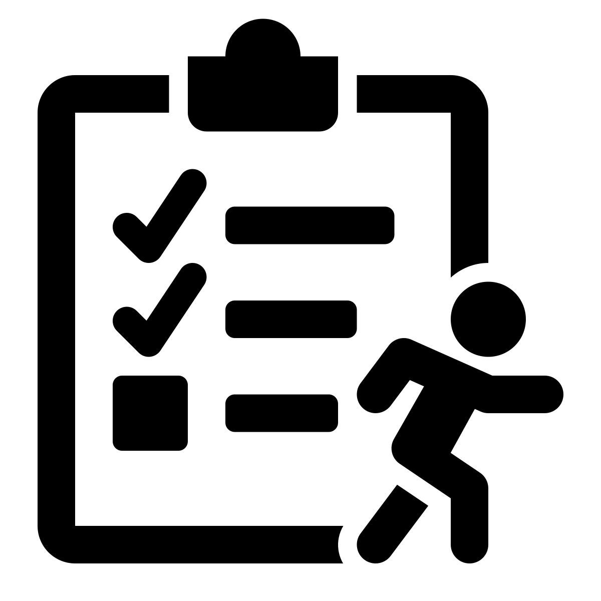 running schedule icon