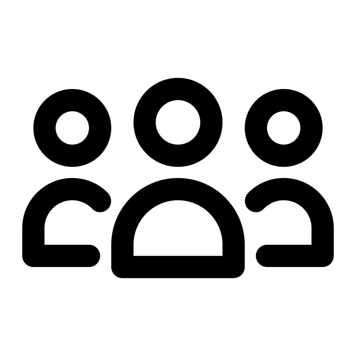 选择的集团前景 icon