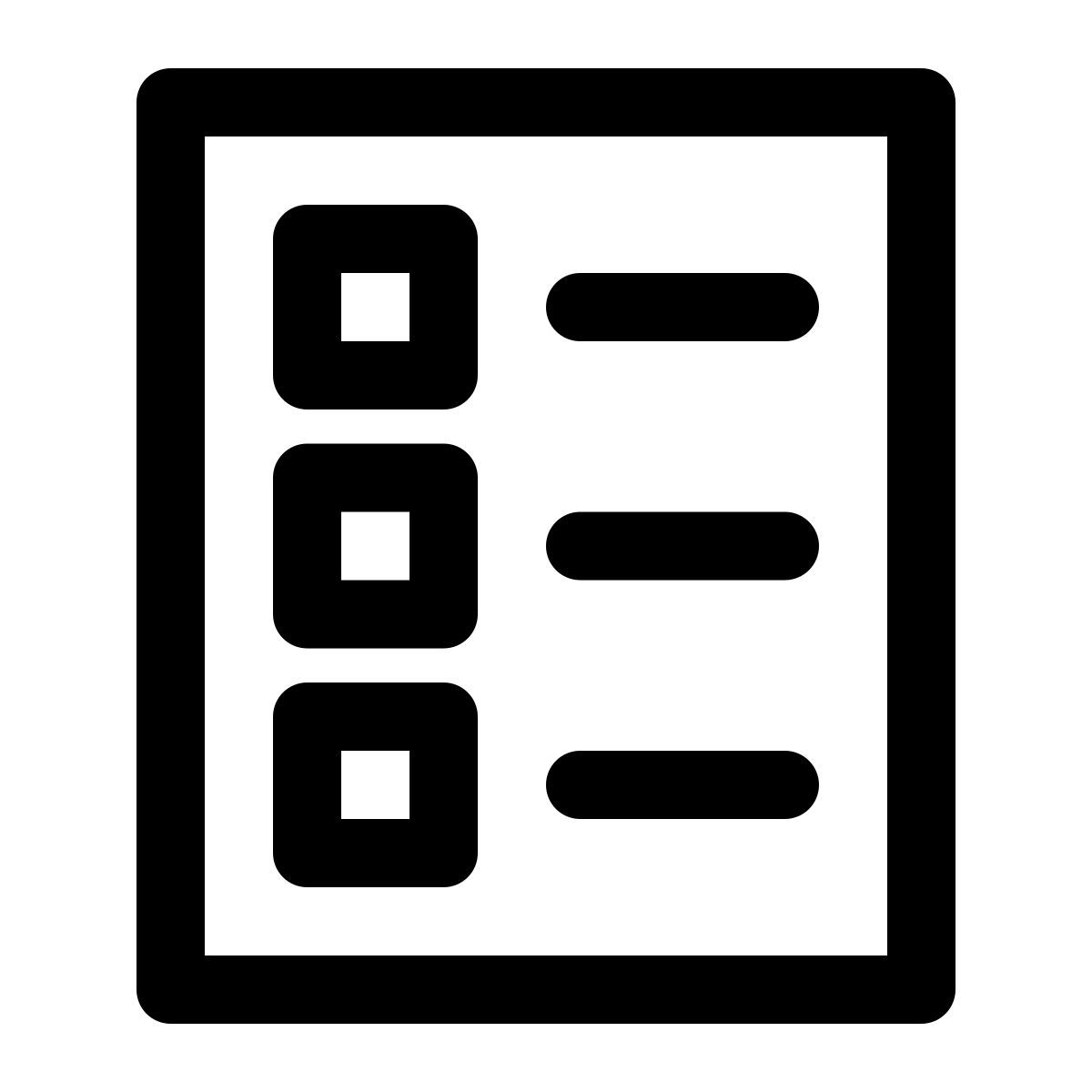 list icon