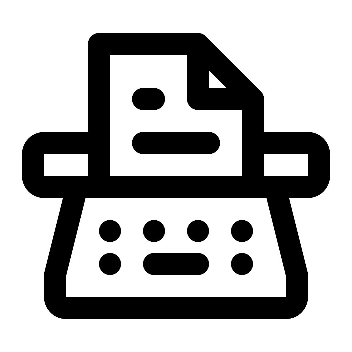 typewriter icon