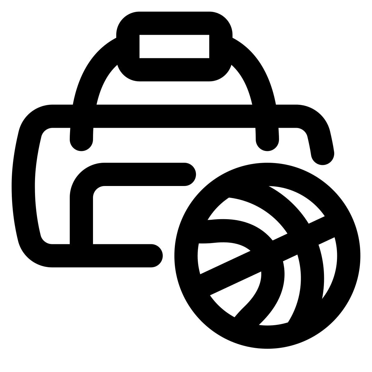 basketball bag icon