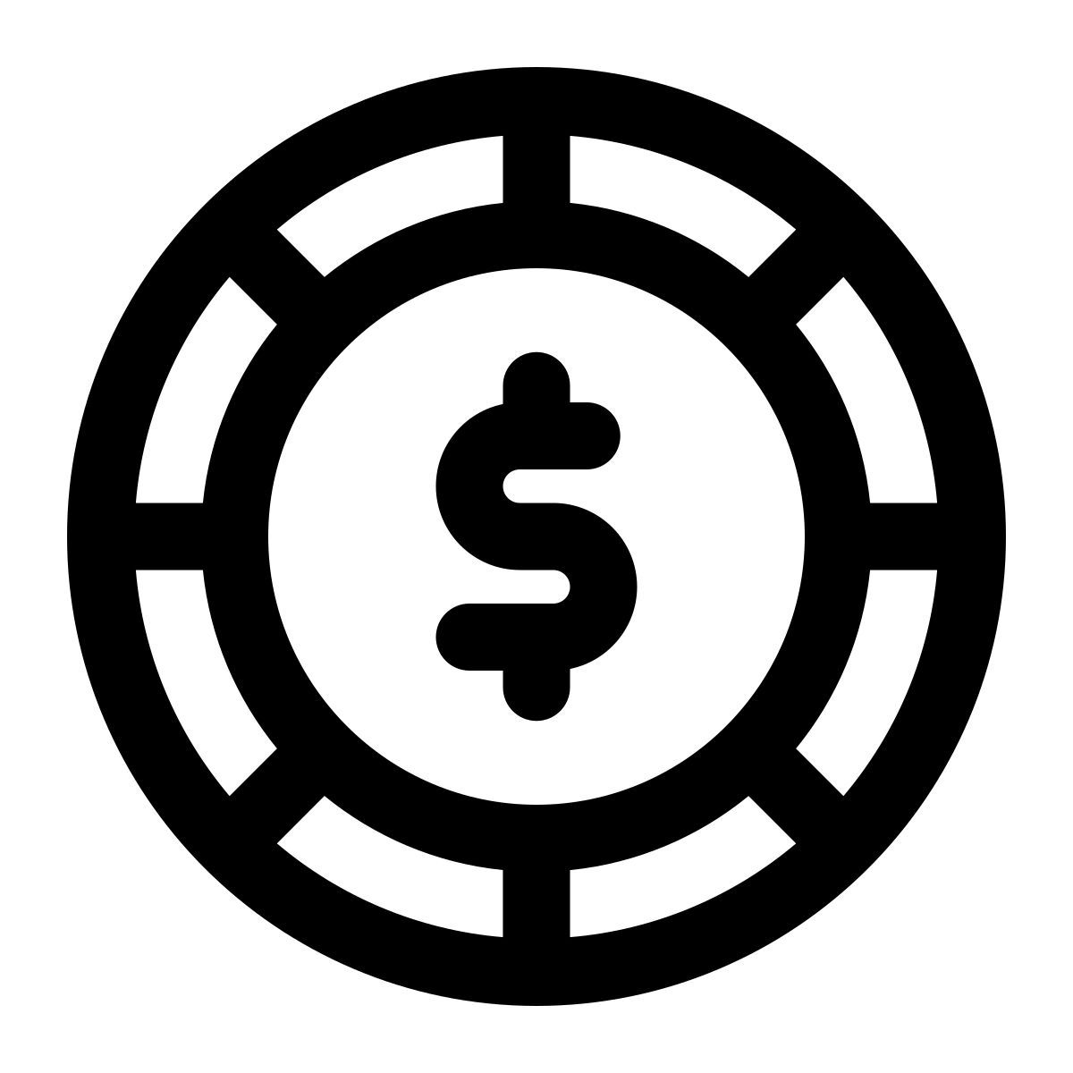 dollar chip icon