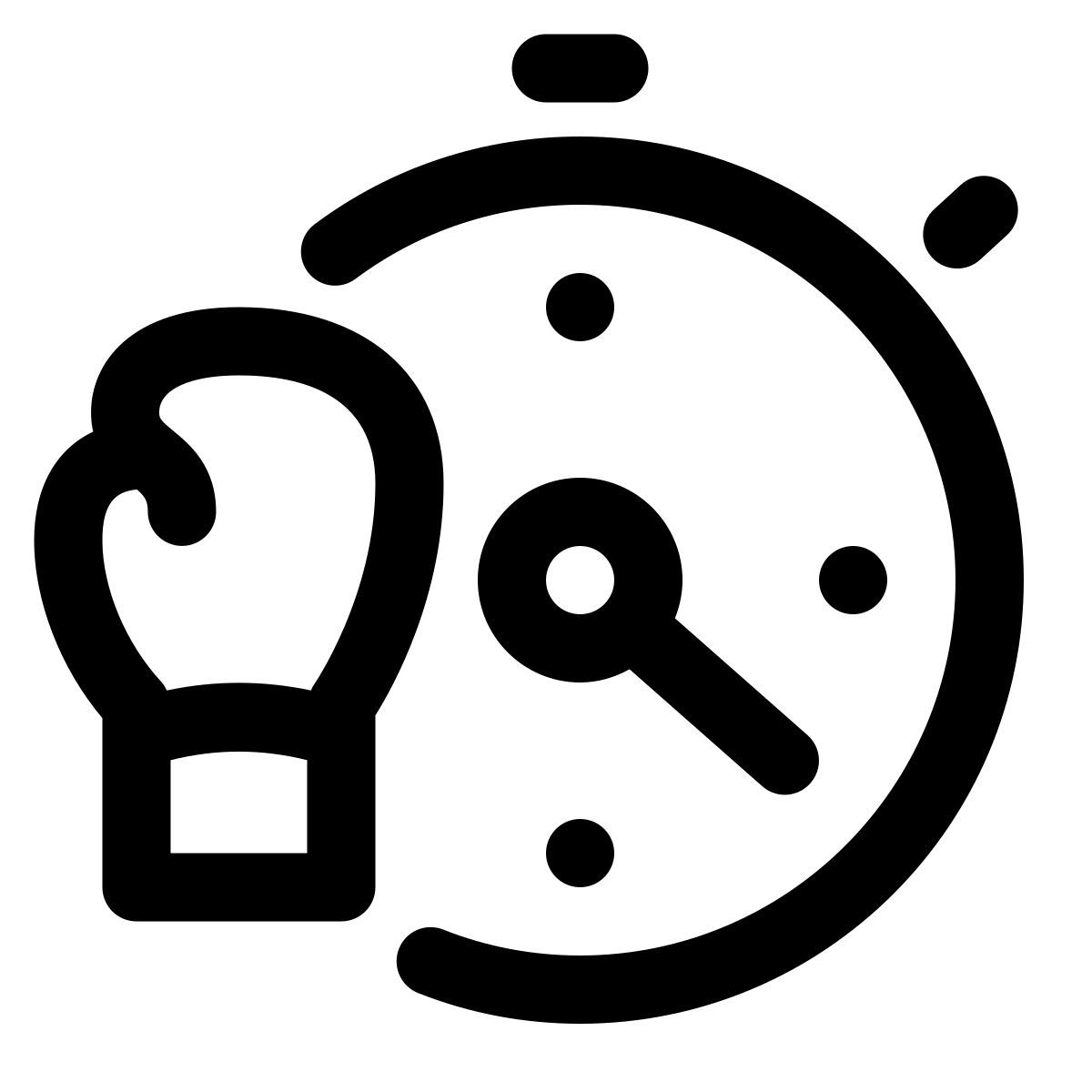 boxing timer icon