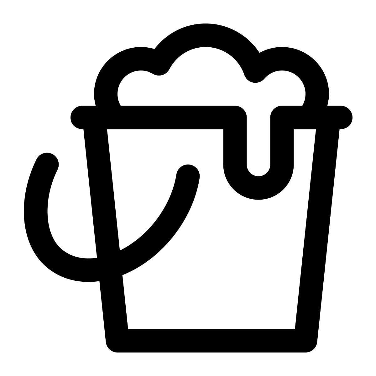 bucket icon