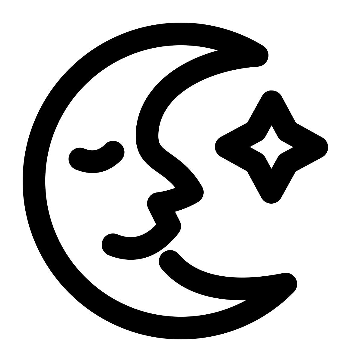 crescent moon icon