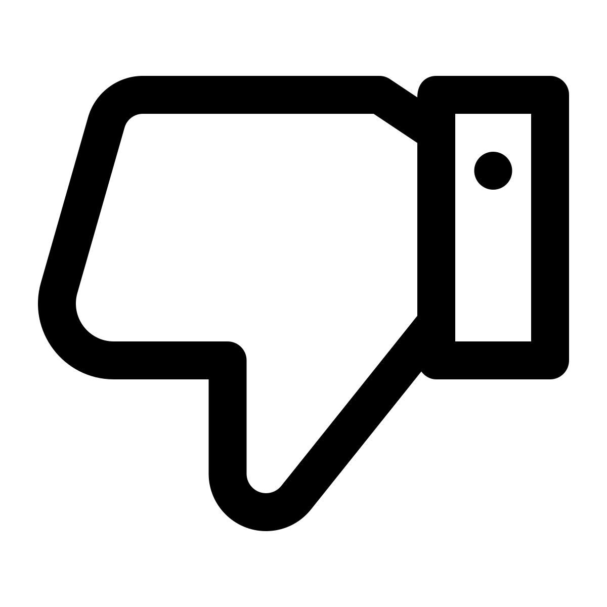 dislike icon
