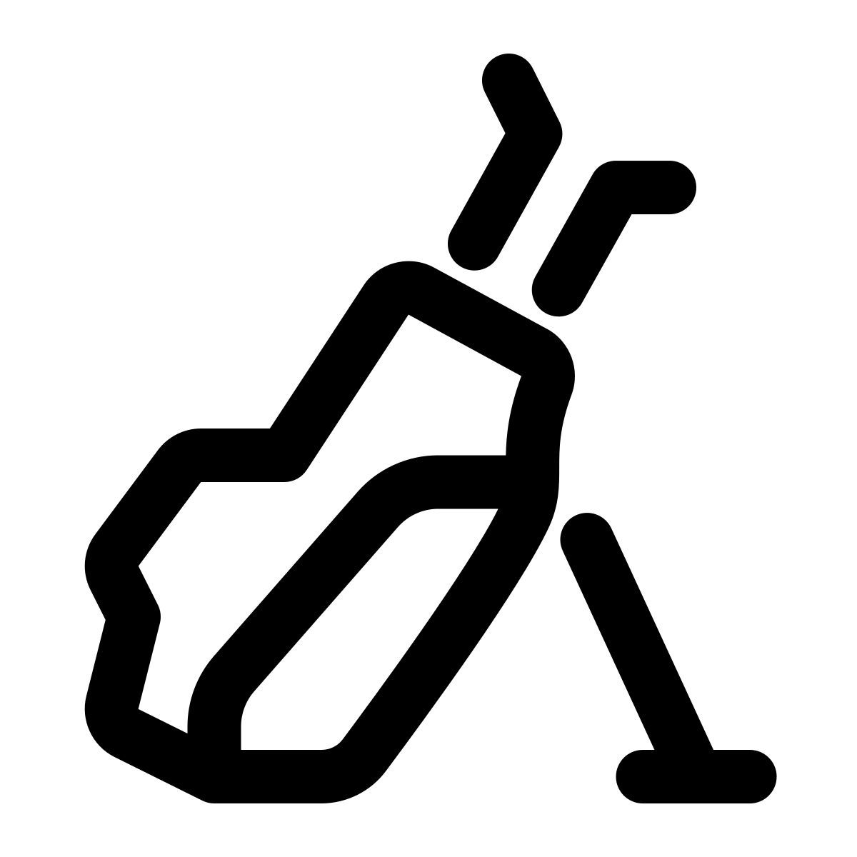 golf bag icon