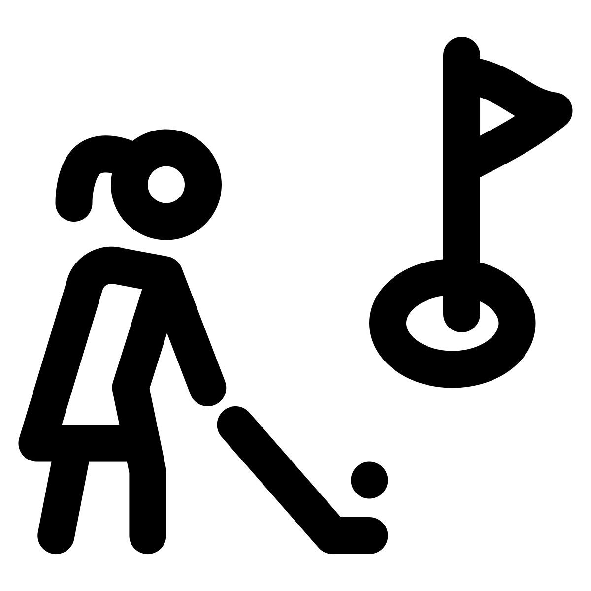 golf player icon