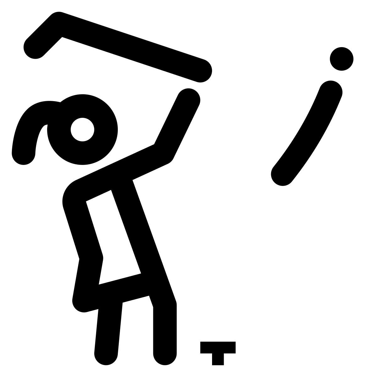 golf swing icon