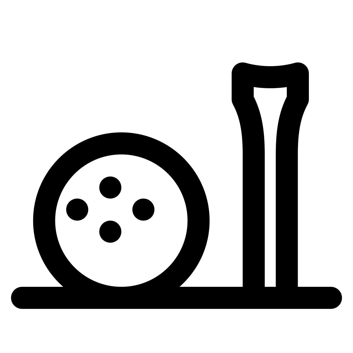 golf tee Icon