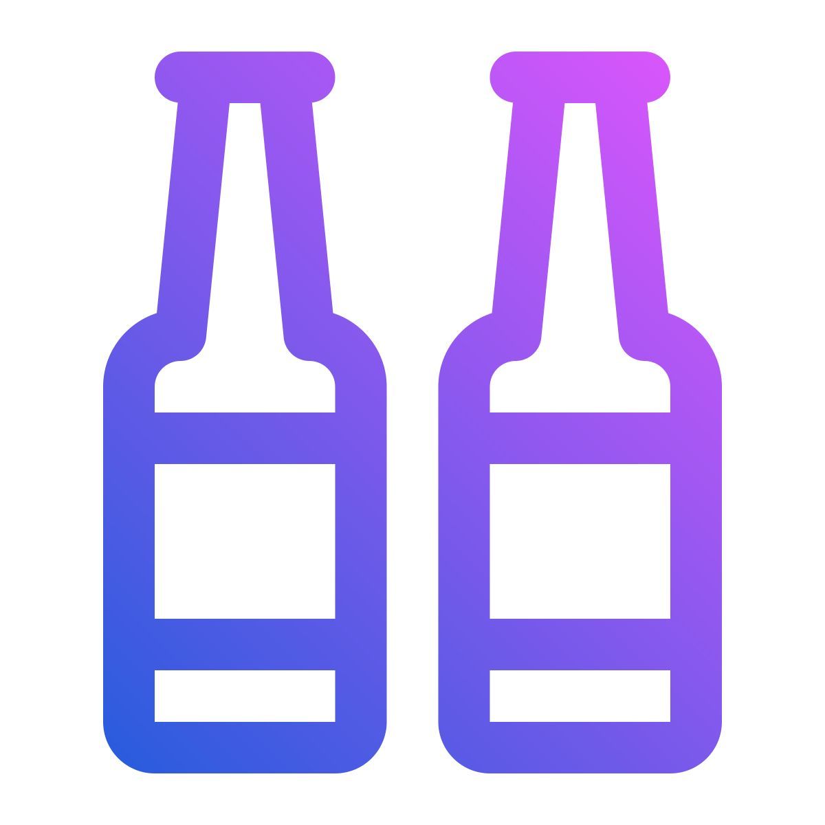 beer bottles icon