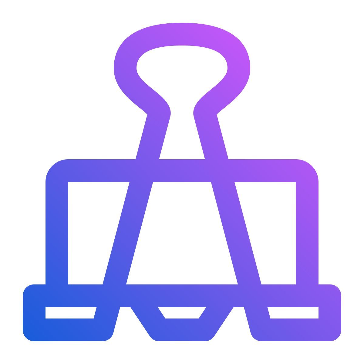 binder clip icon