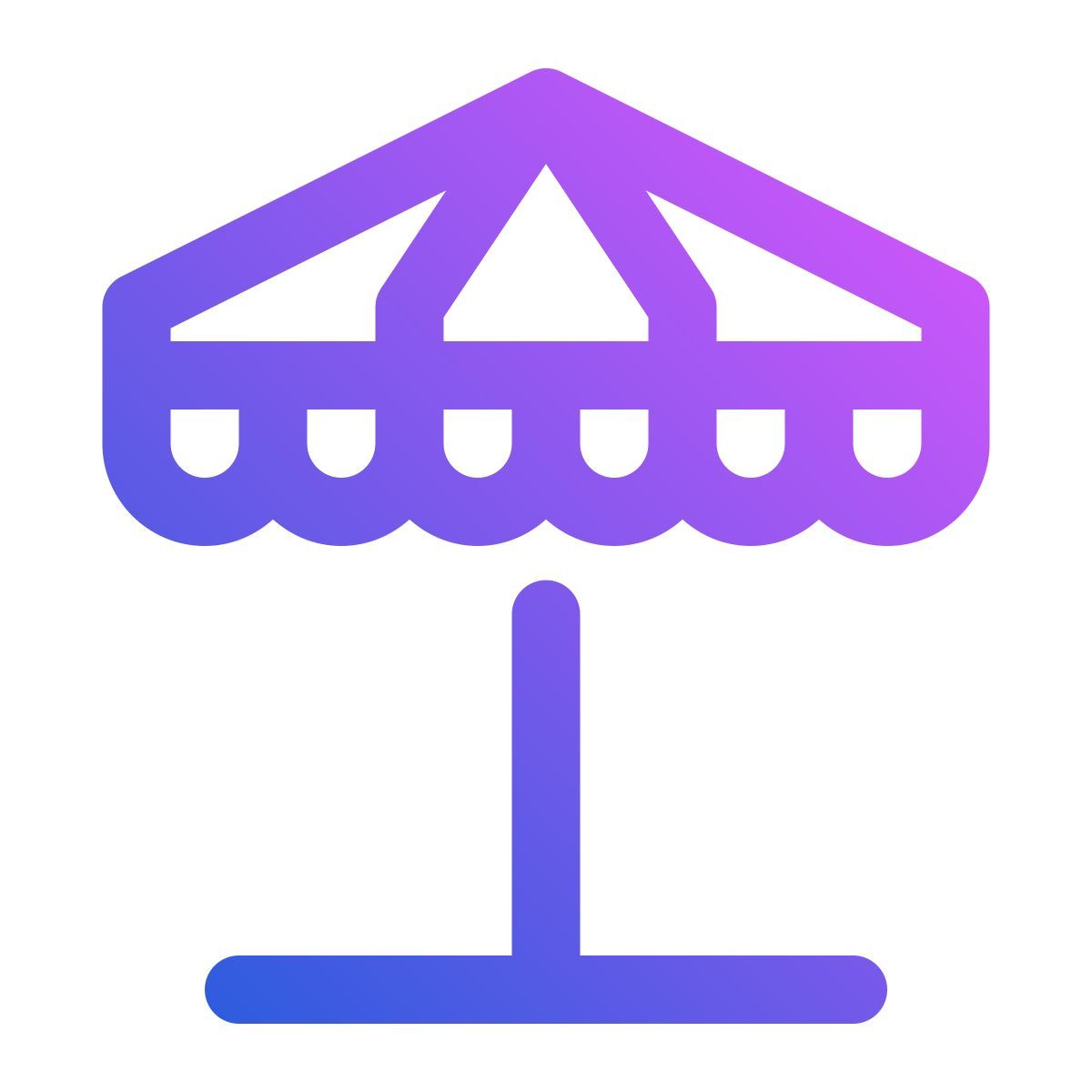 carnival tent icon