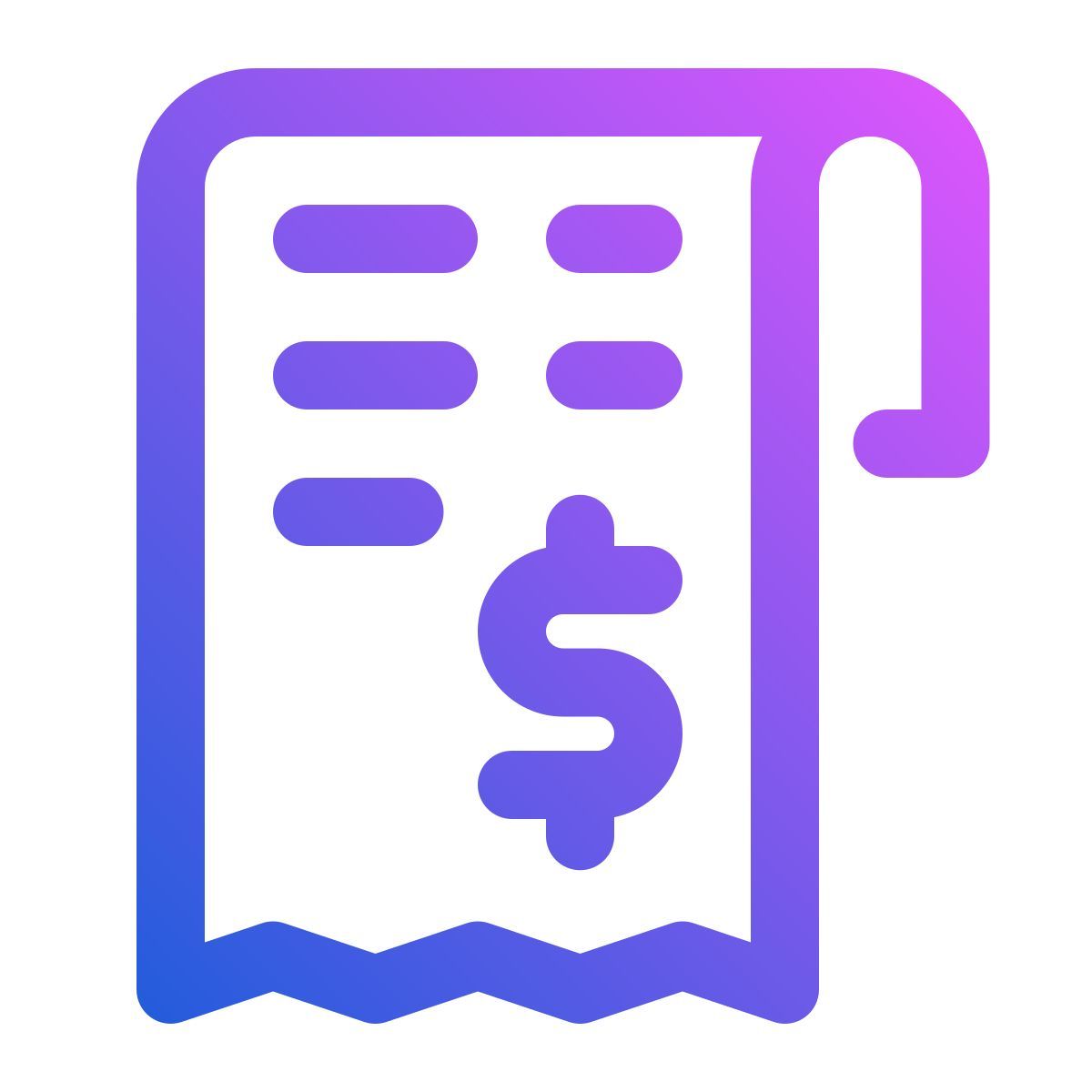 cash receipt icon