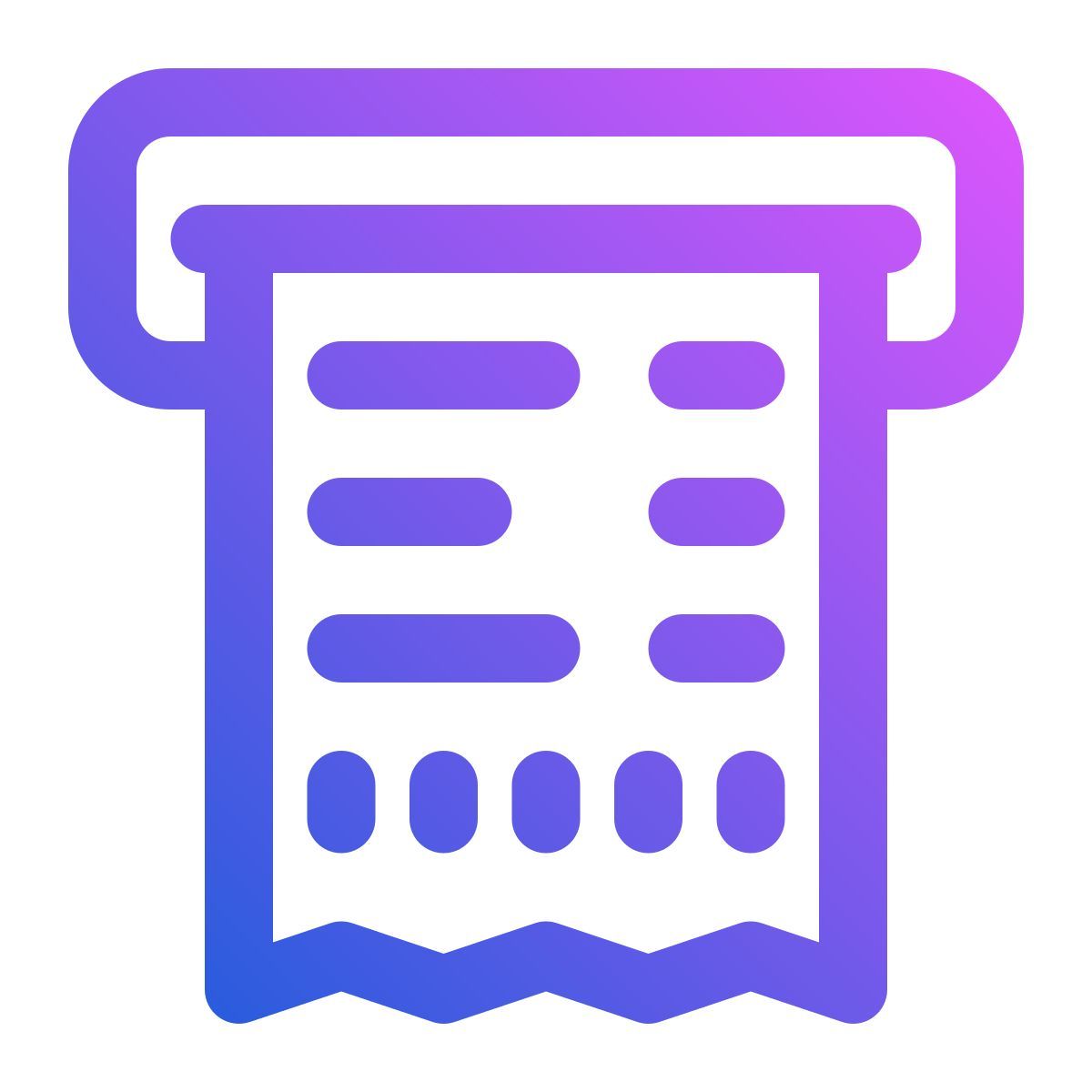 cash receipt icon