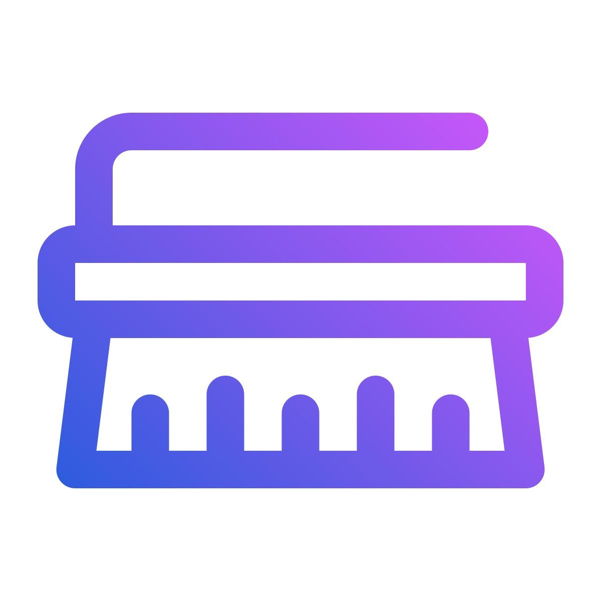 cleaning brush icon