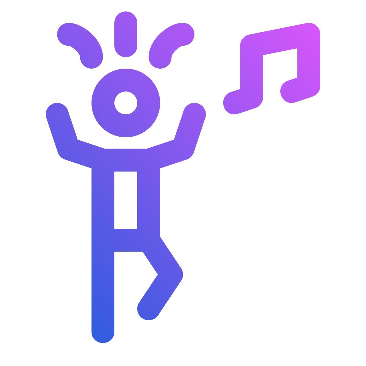 dancing man icon