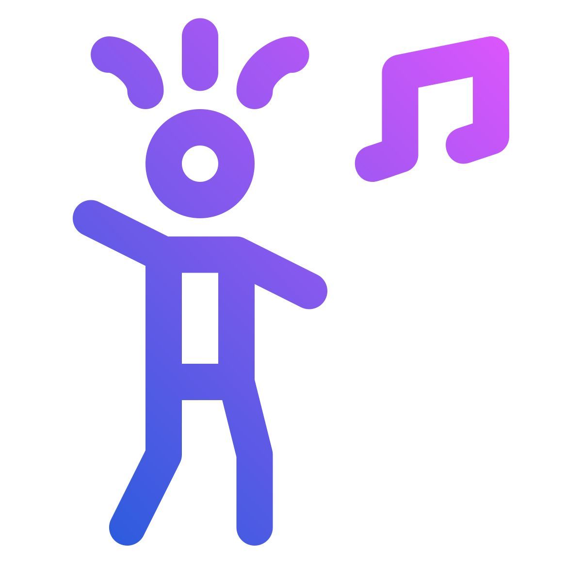 dancing man icon
