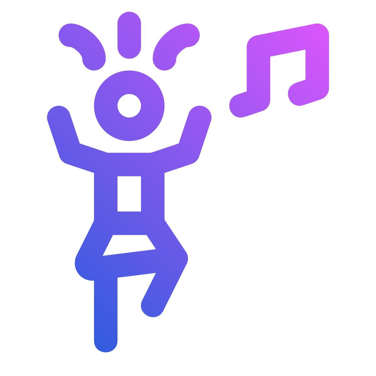 dancing woman icon