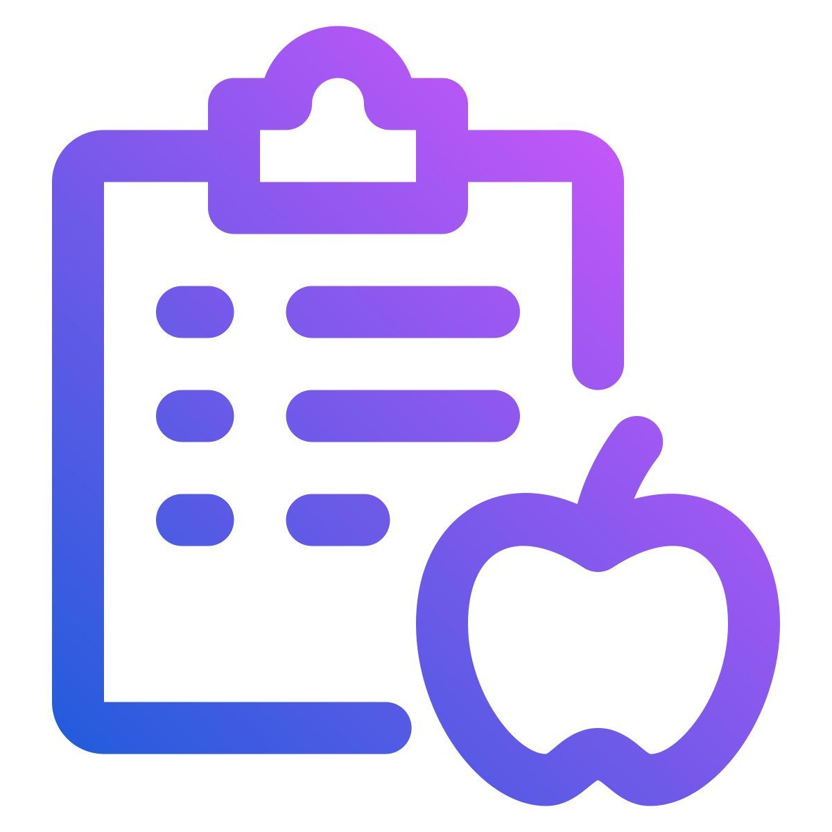 diet list icon
