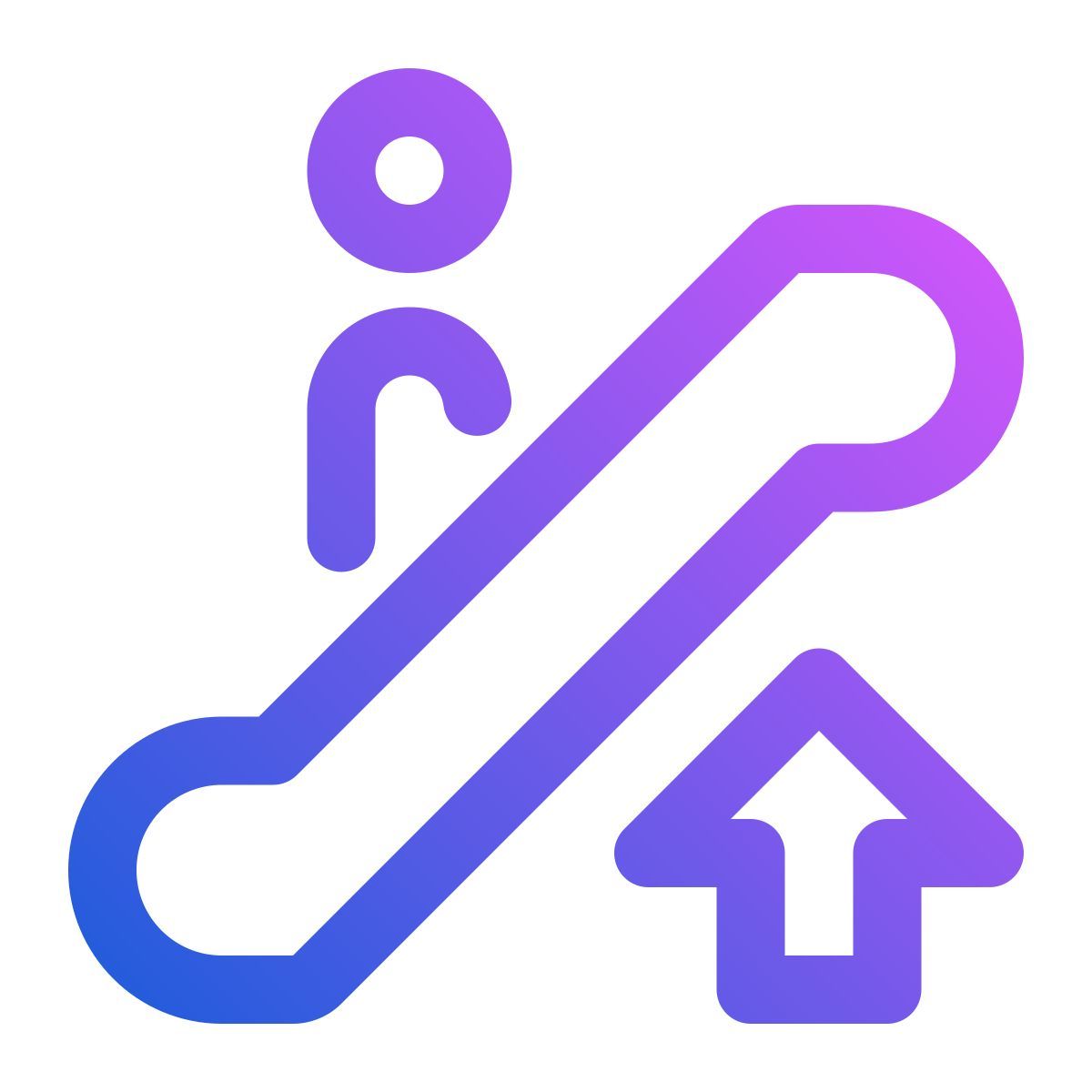 escalator up icon