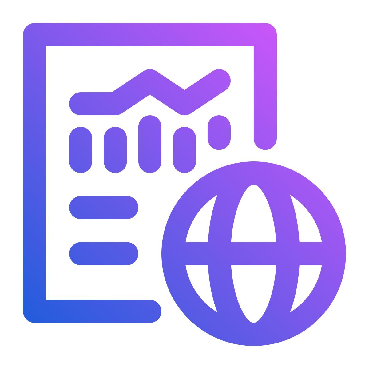 globaler bericht icon