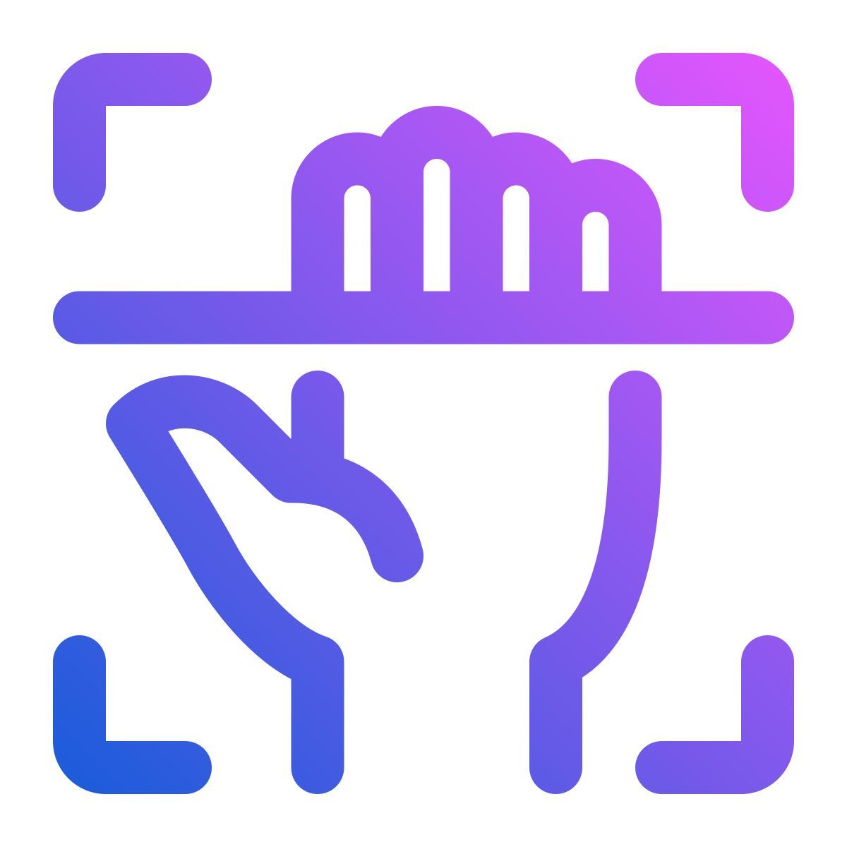 hand scanning icon