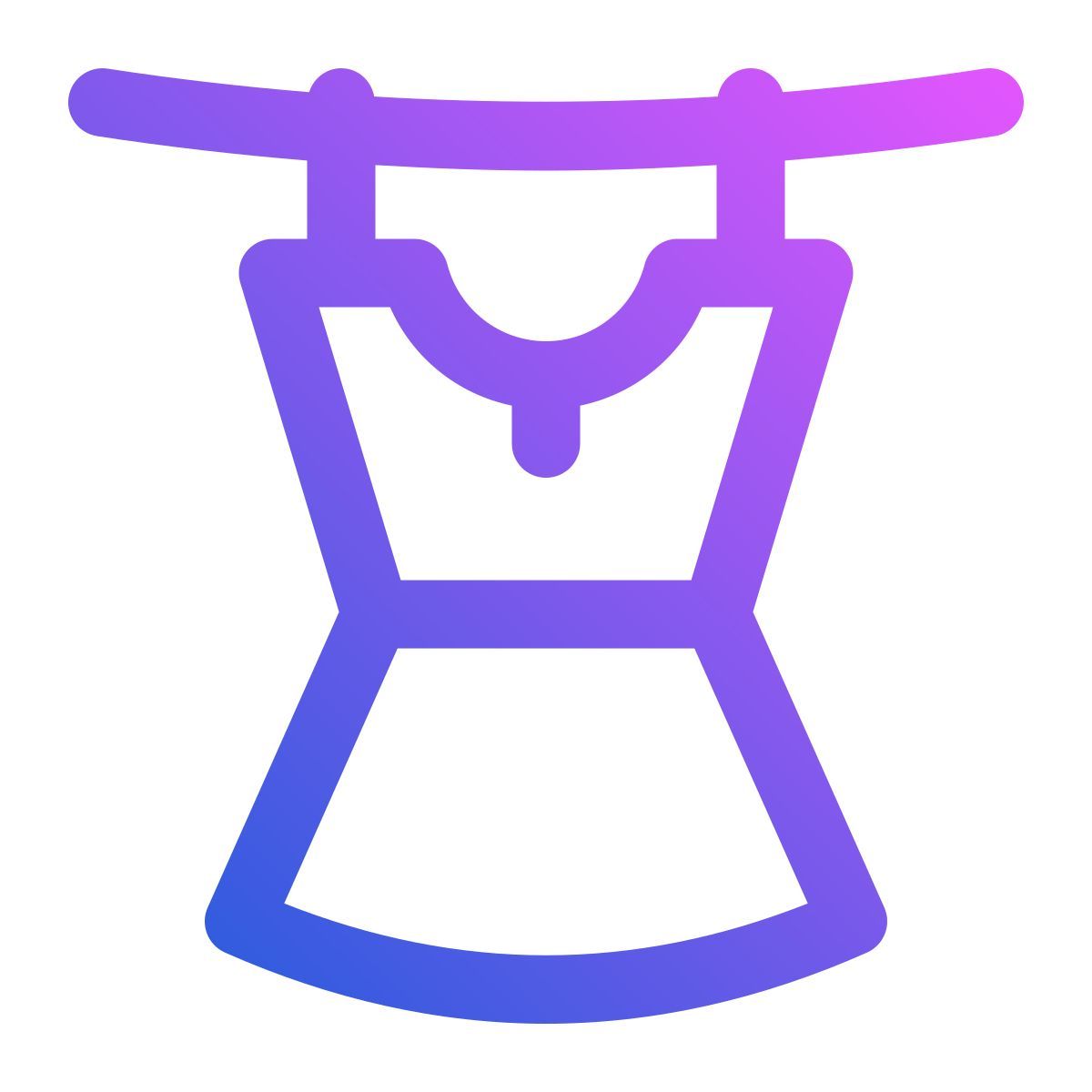 hanging clothes icon