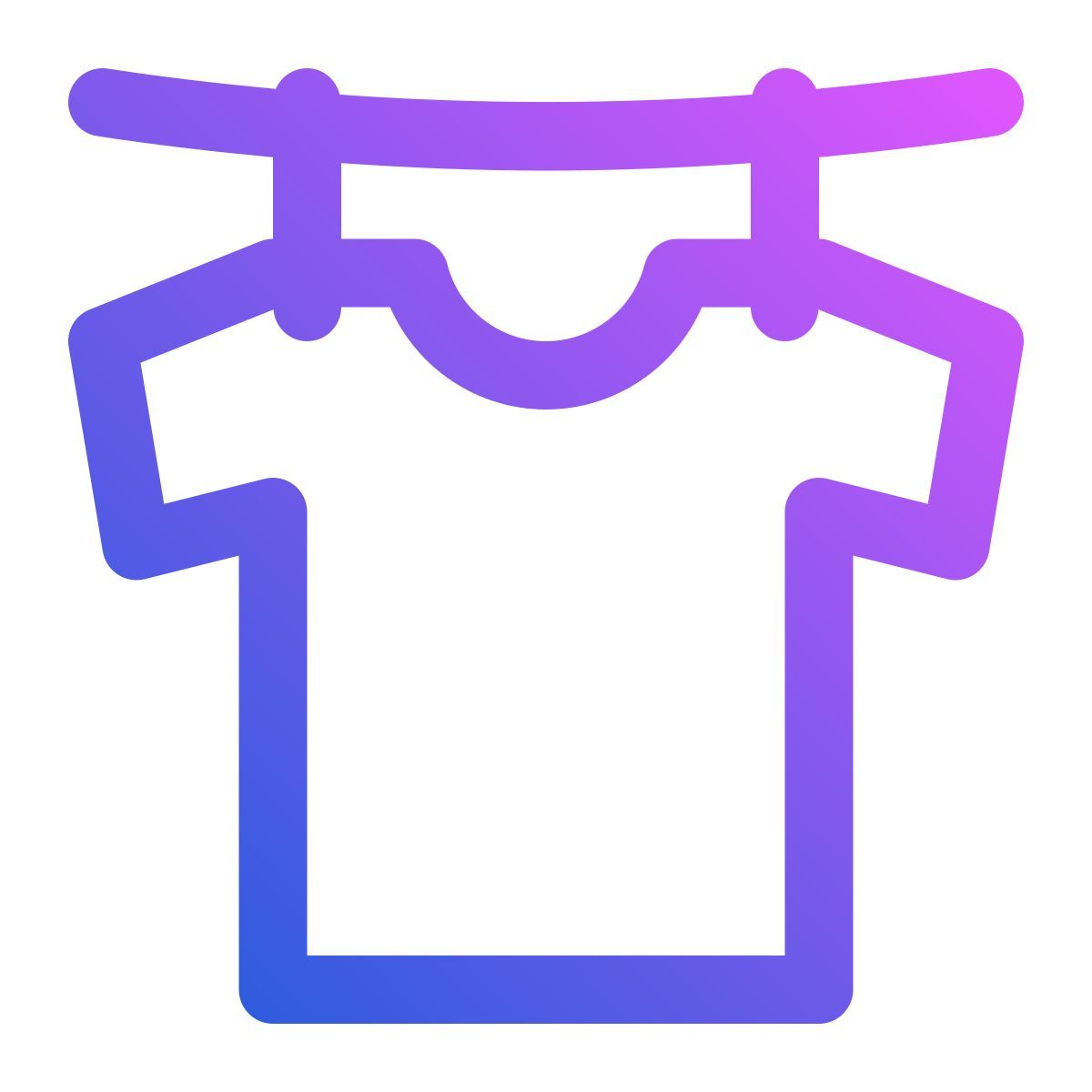 hanging clothes icon