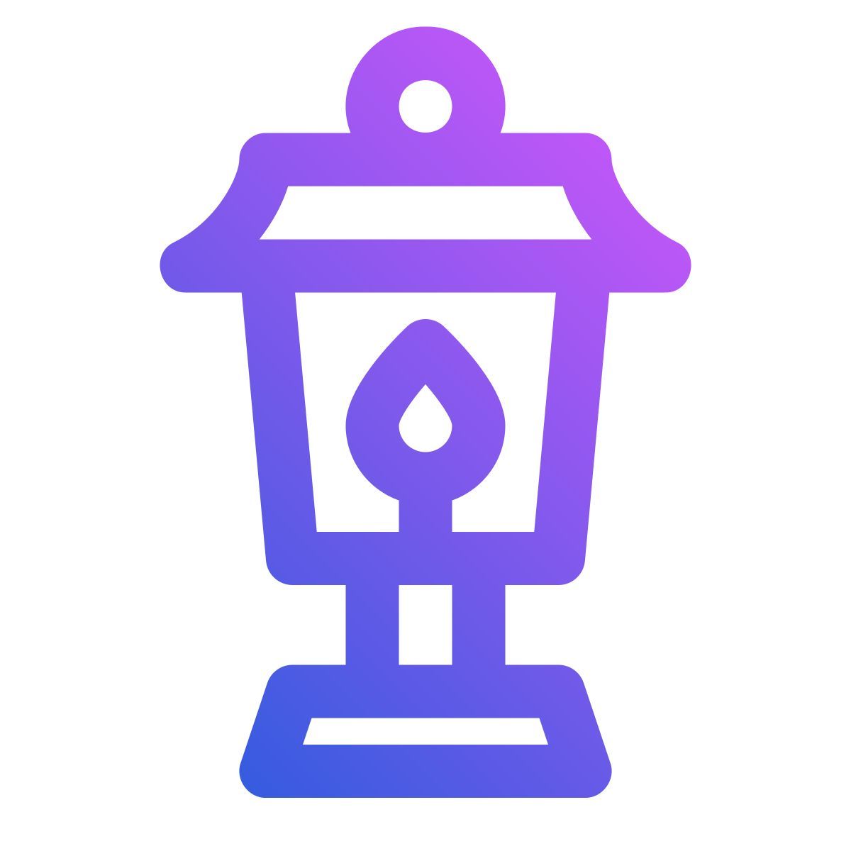 lantern lamp icon