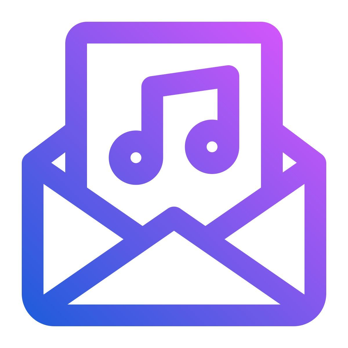 music mail icon
