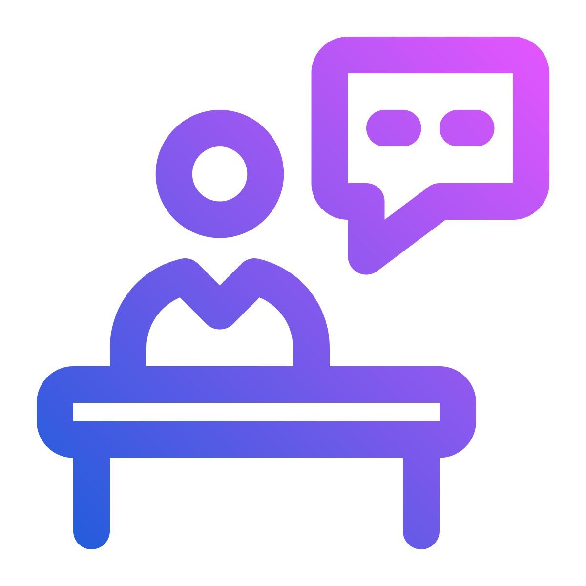 news anchor icon