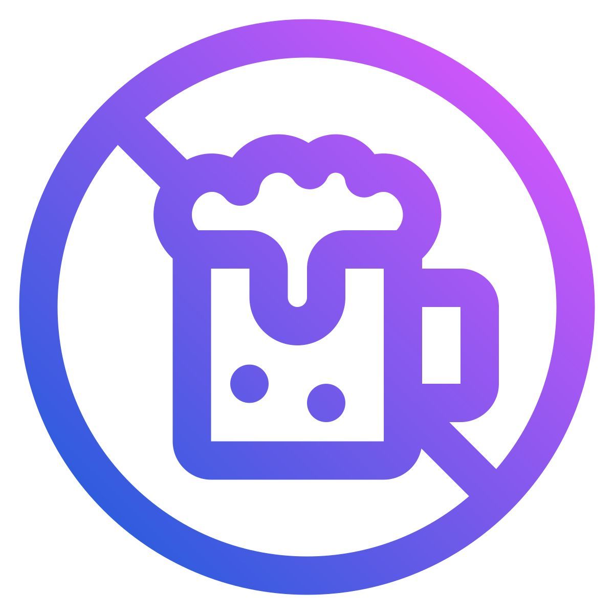 no alcohol icon