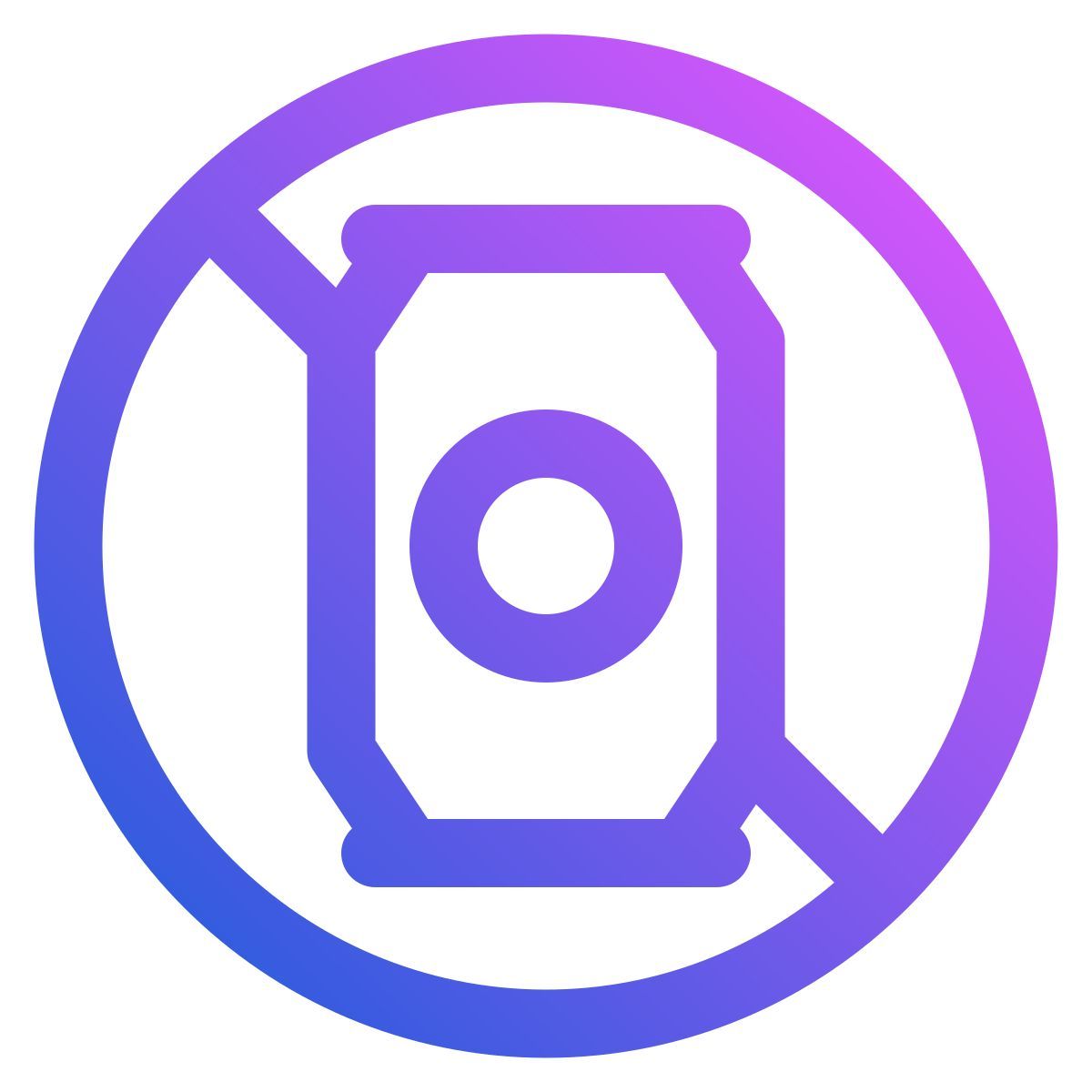 no soda icon