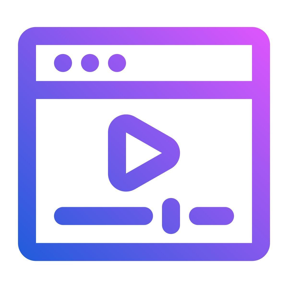 online video icon