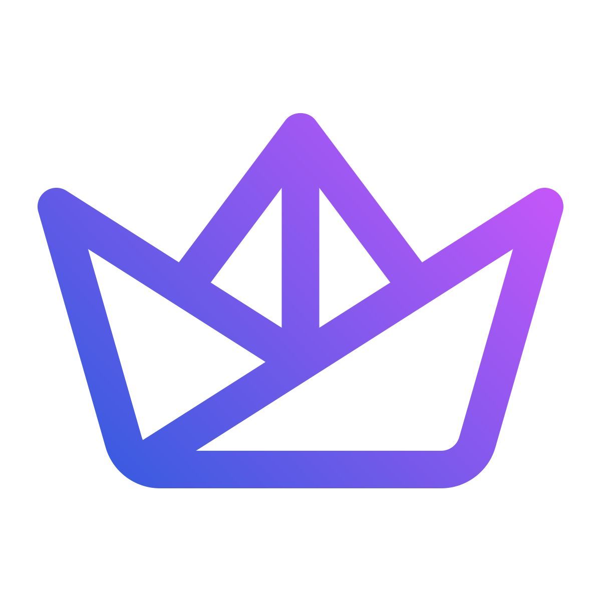 origami boat icon