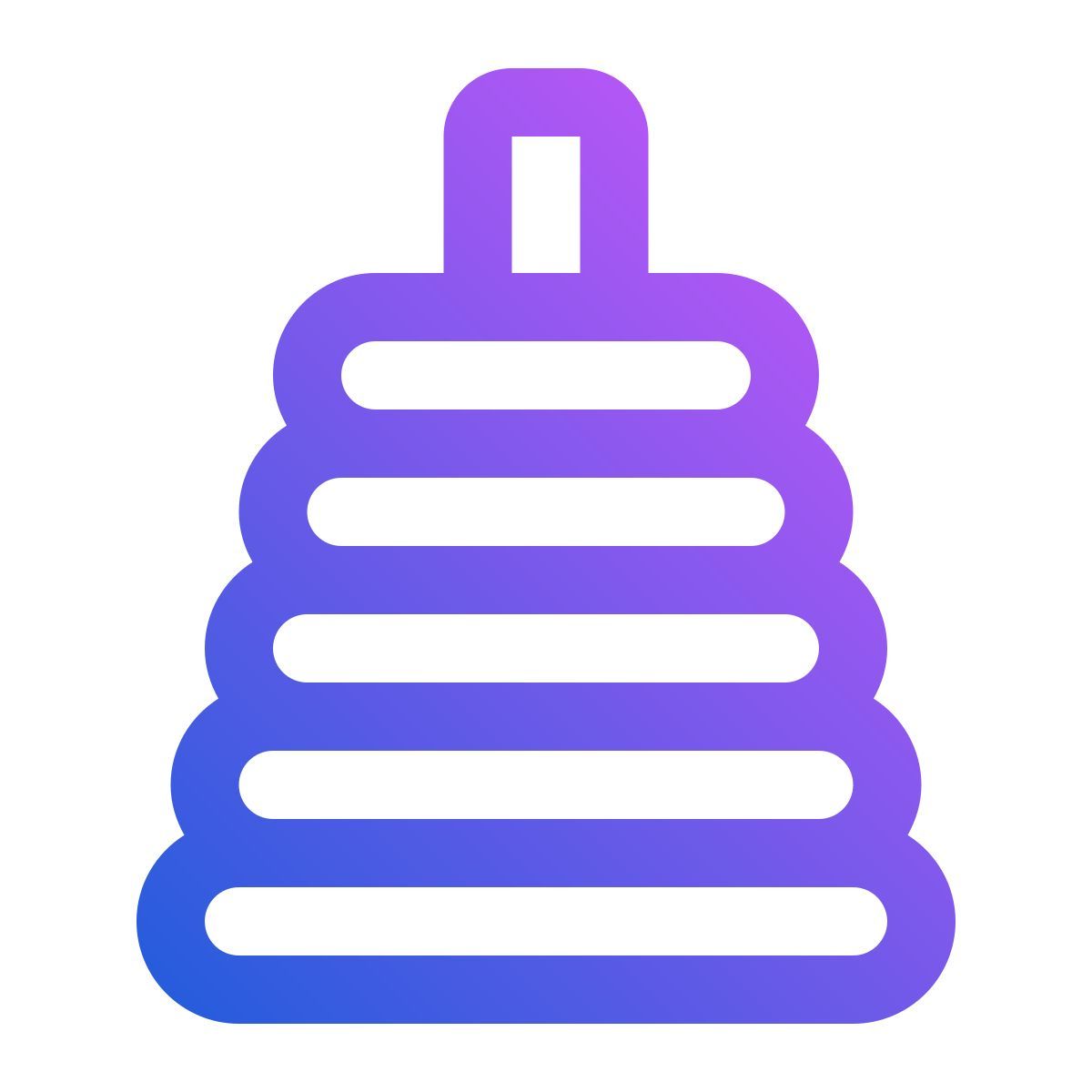 pyramid toy icon