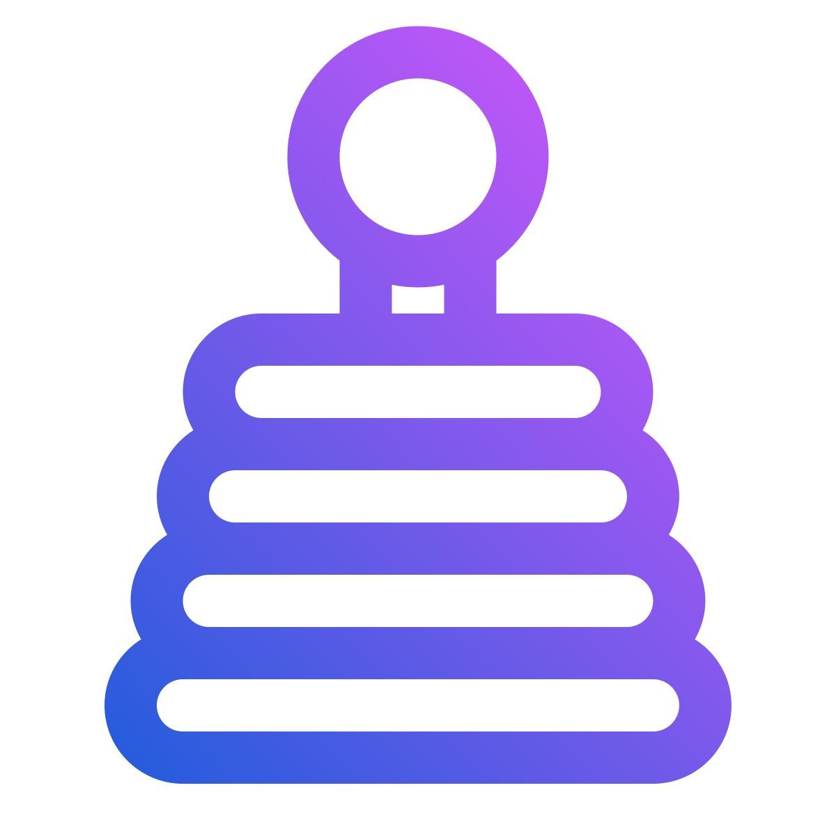 pyramid toy icon