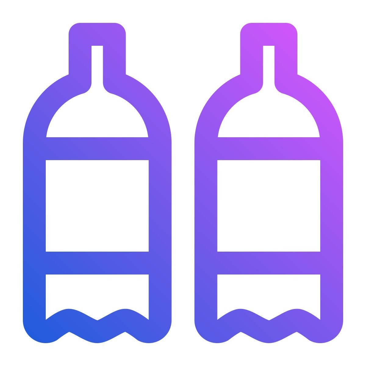 soda bottles icon