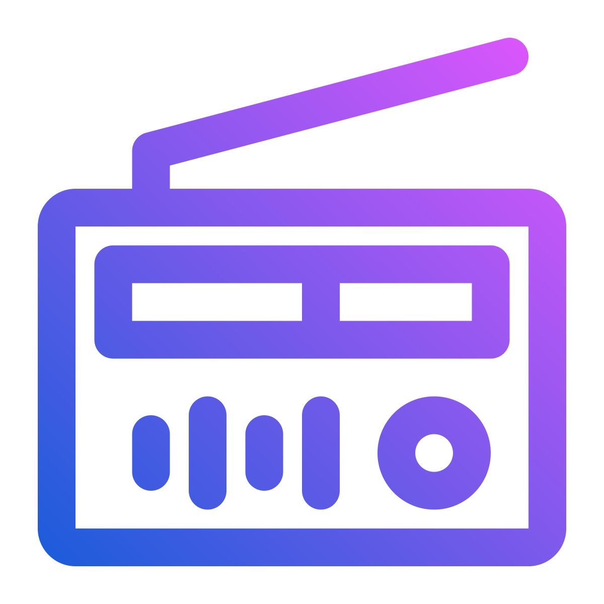 vintage radio icon